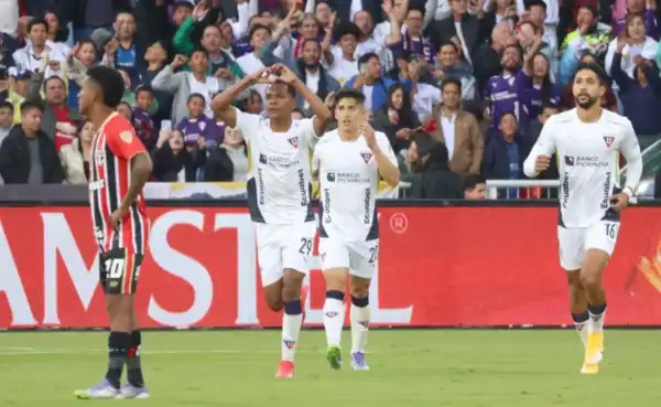 Liga de Quito derrotó 2-0 a São Paulo y acaricia las semifinales de la Libertadores