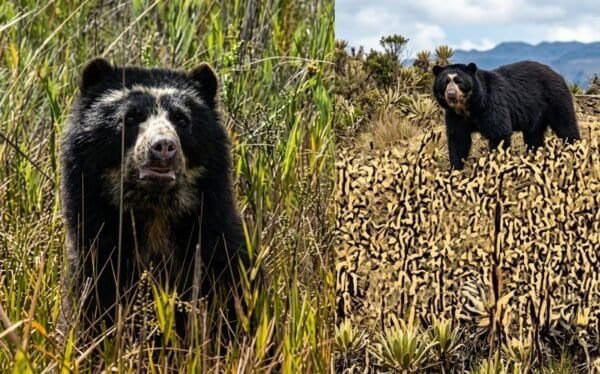 Oso andino aparece en zona afectada por incendio de Casitagua