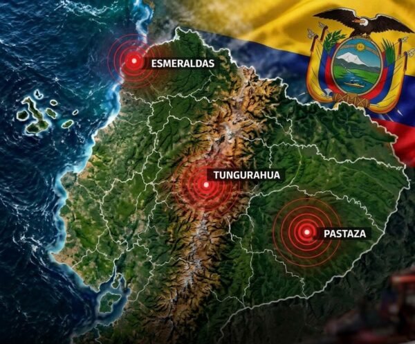 Tres sismos se registraron en Ecuador entre la noche del 11 y la madrugada del 12 de octubre