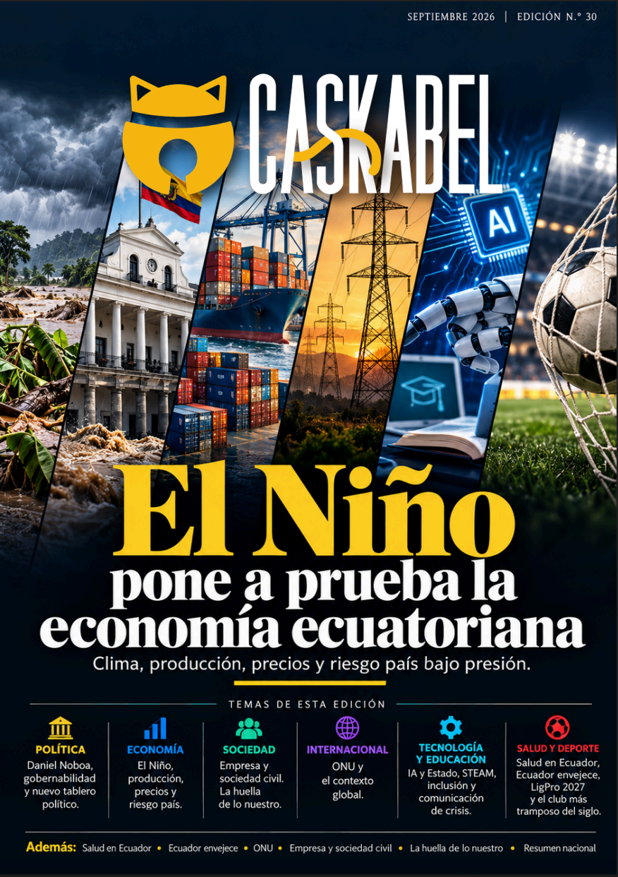 Portada de la revista Caskabel, agosto de 2026